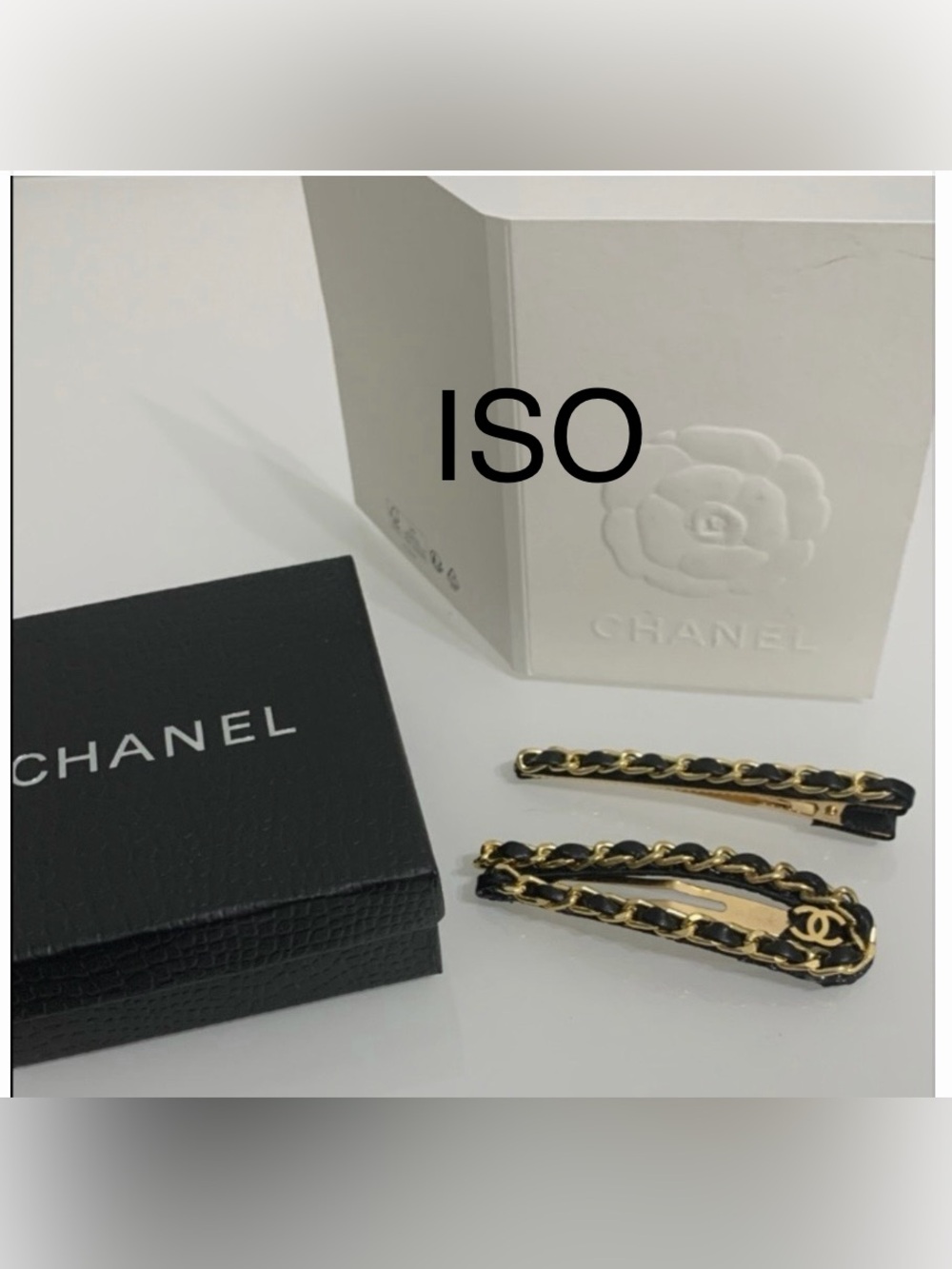 ISO Chanel hair clips